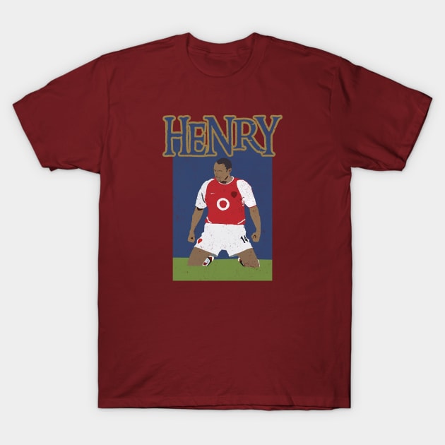 Thierry Henry T-Shirt by TerraceTees